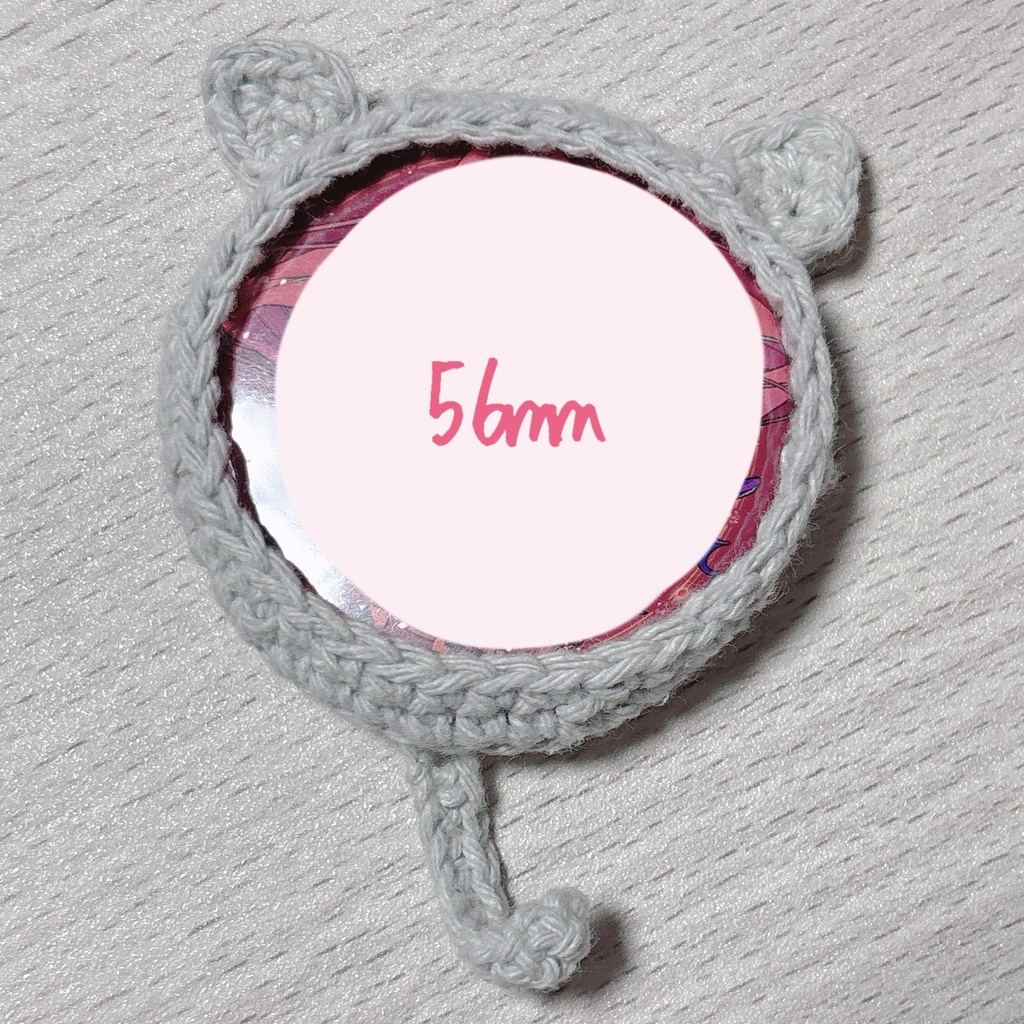 缶バのおようふく-ねこ-Φ56mm,57mm,58mm