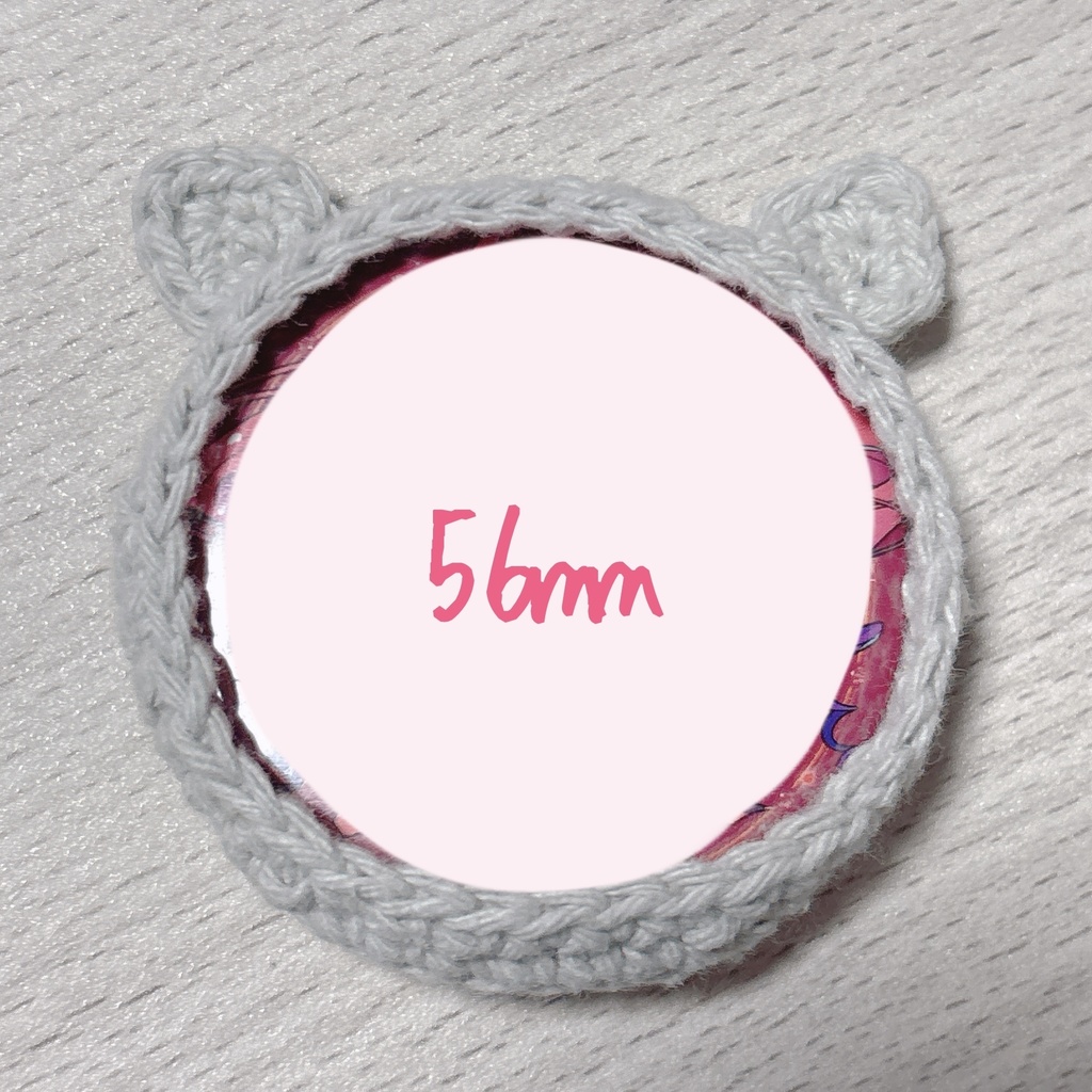 缶バのおようふく-ねこ-Φ56mm,57mm,58mm