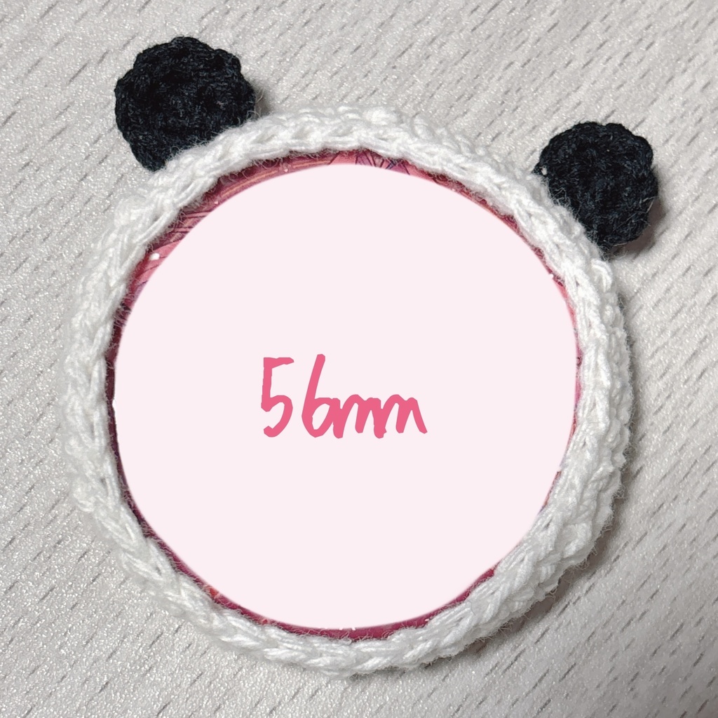 缶バのおようふく-くま-Φ56mm,57mm,58mm