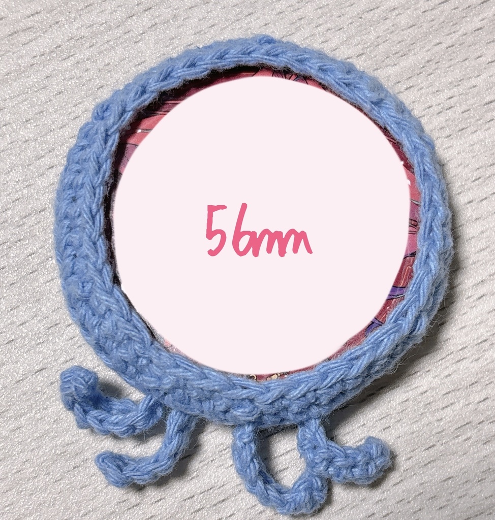 缶バのおようふく-くらげ-Φ56mm,57mm,58mm
