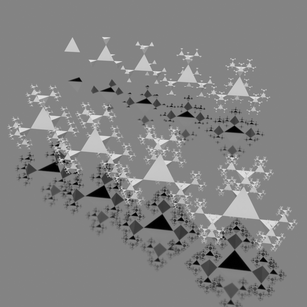 正四面体の「木」