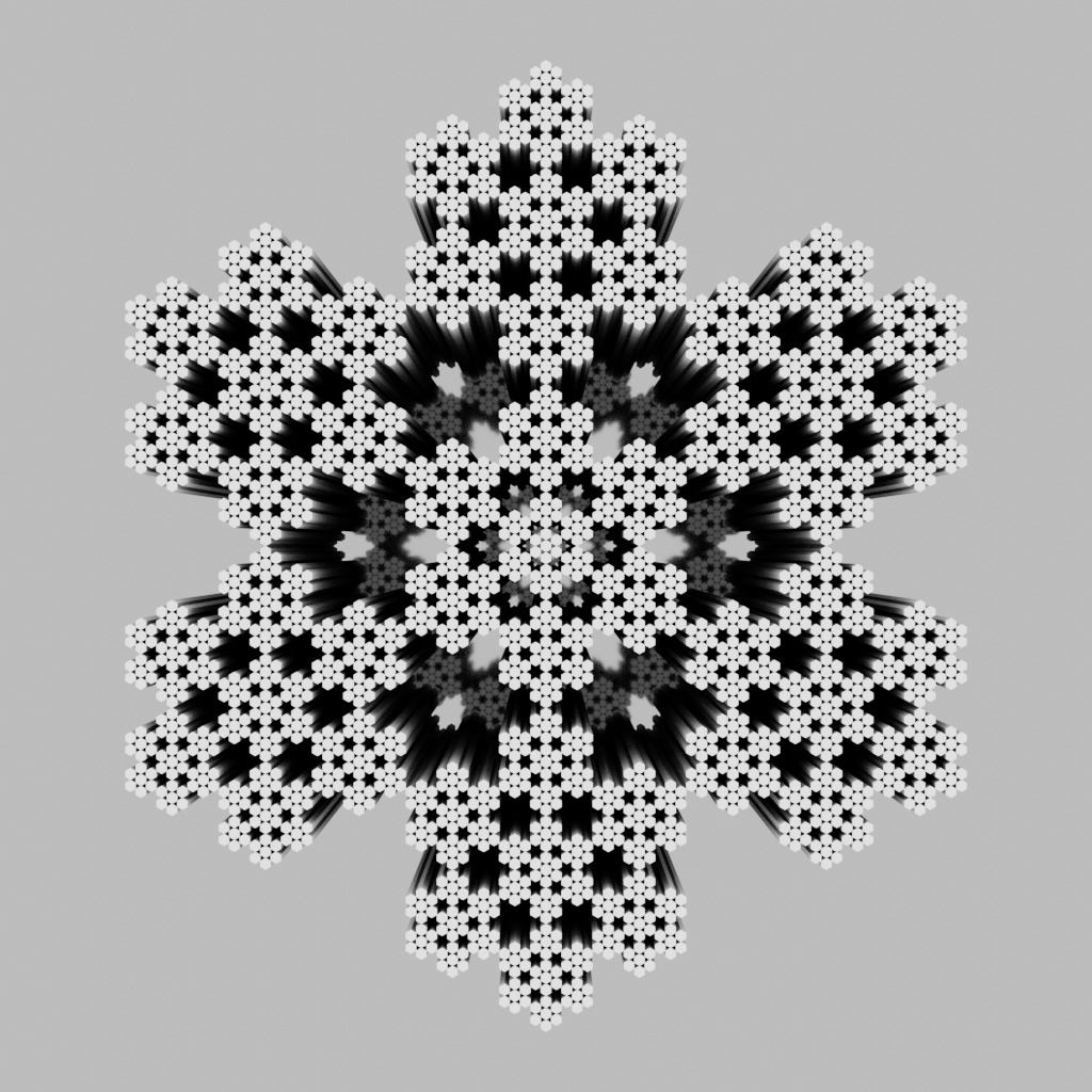 正六角柱のフラクタル