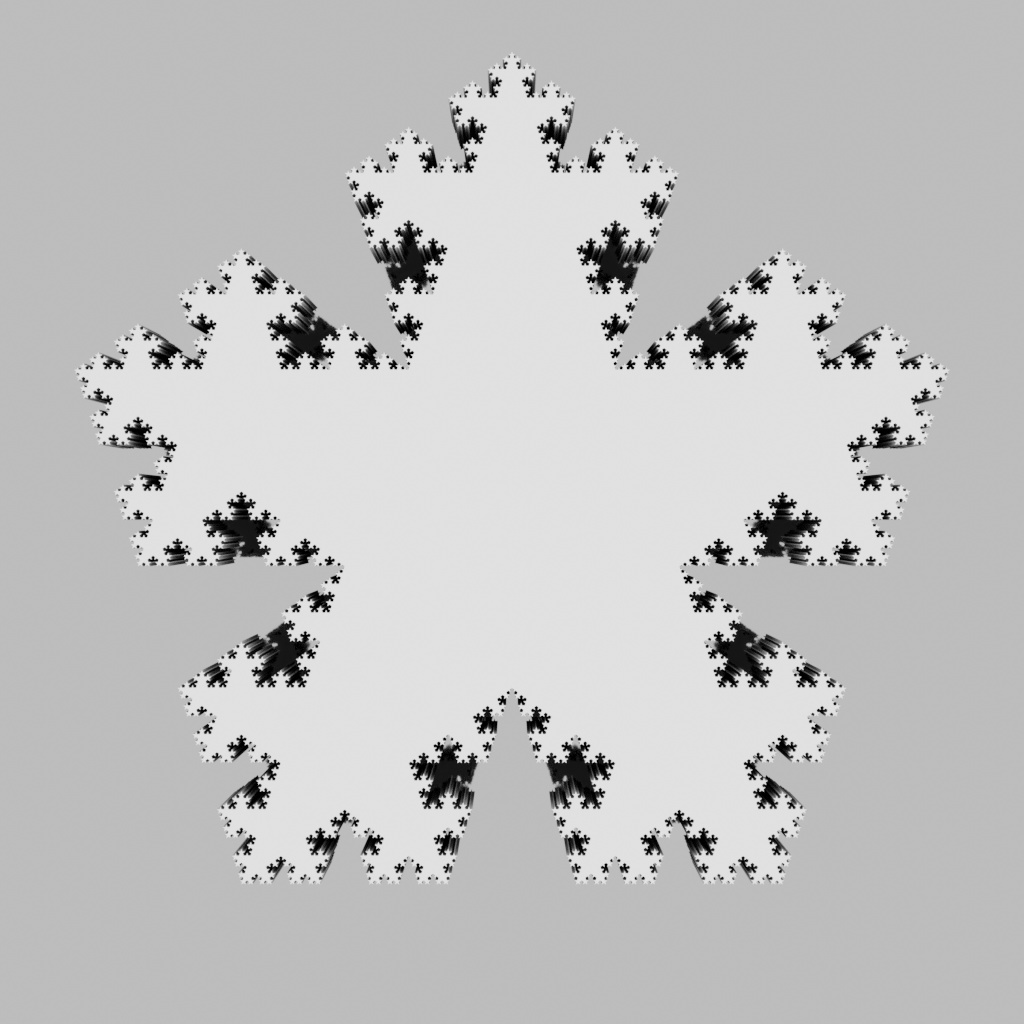 星のフラクタル