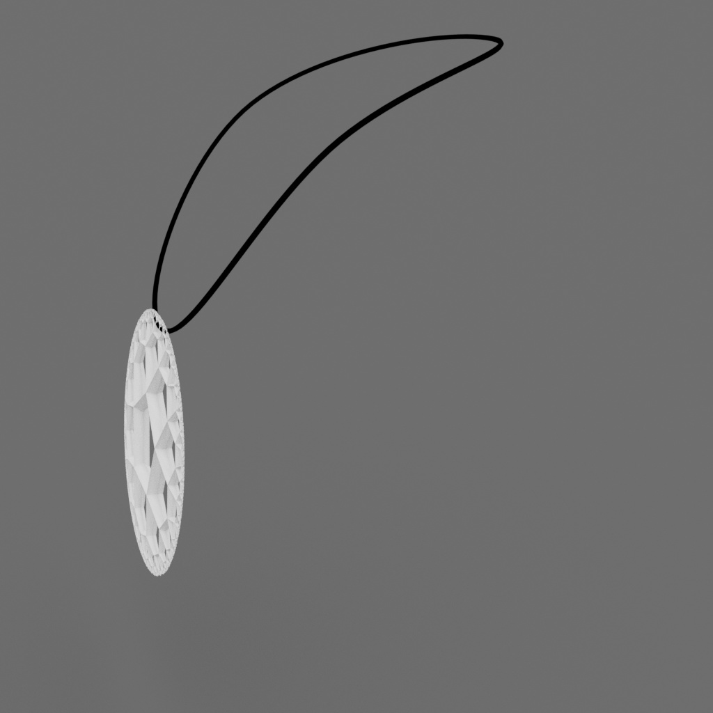 ポアンカレの円板ネックレス