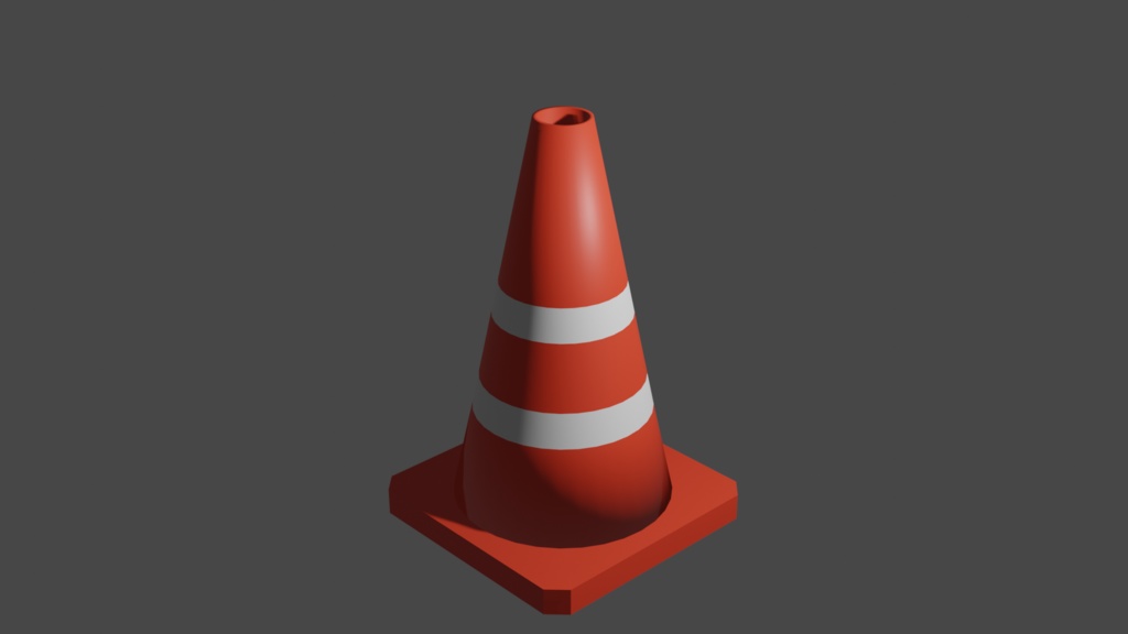 【FBX】三角コーン