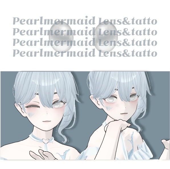 grus_ppoPearlmermaid_eye_Lens&facemakeup&Tatto(+Mask)_texture