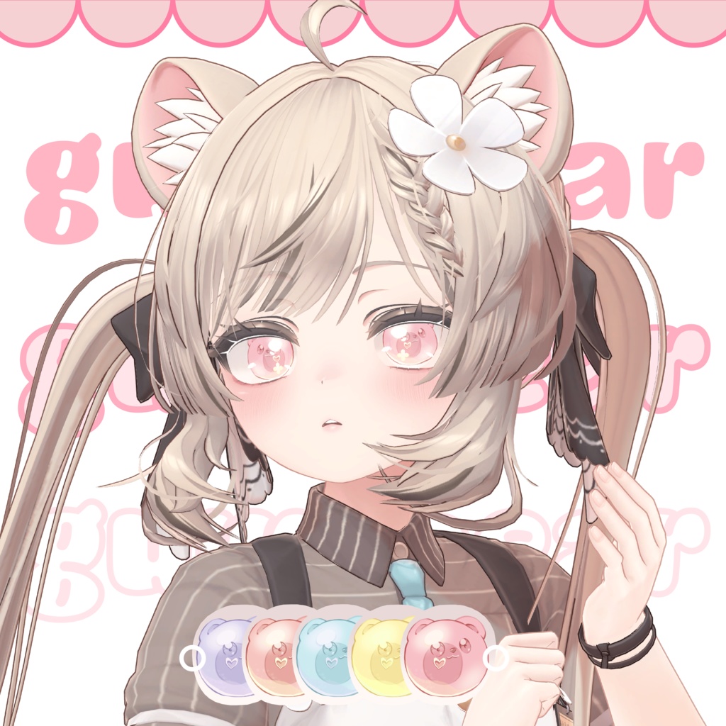 manuka_ppogumibear_eye_Lens&facemakeup_texture