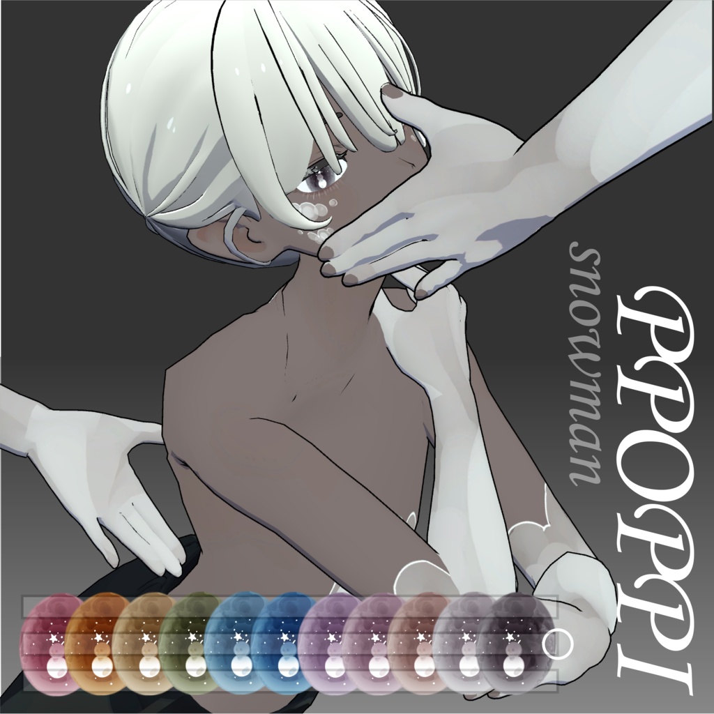 grus_pposnowman_eye_Lens&facemakeup_texture
