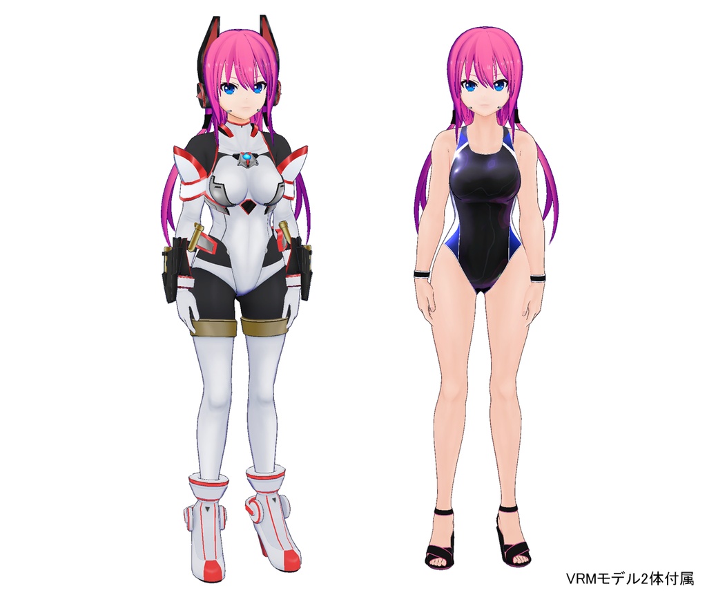 オリジナル3Dモデル「ロゼ」