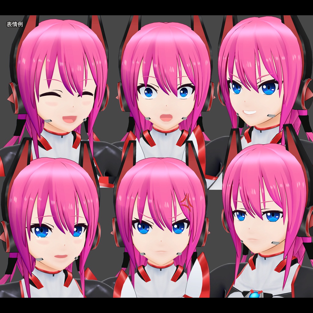 オリジナル3Dモデル「ロゼ」