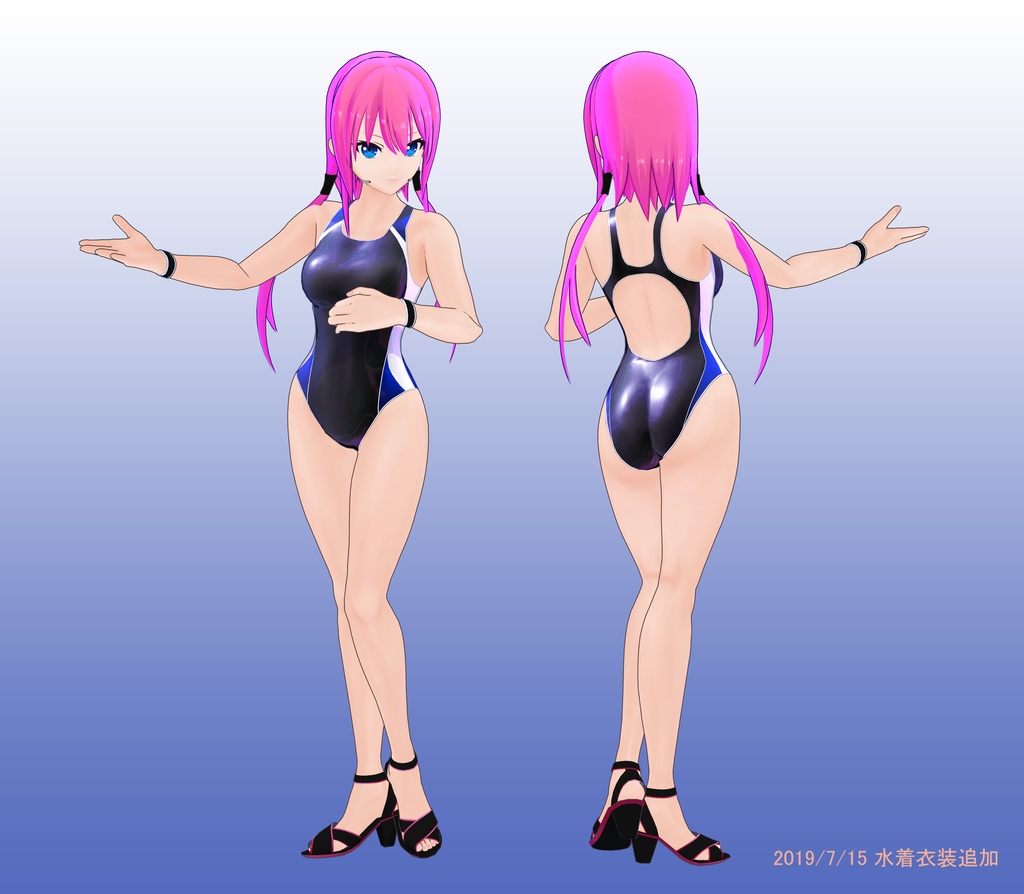 オリジナル3Dモデル「ロゼ」