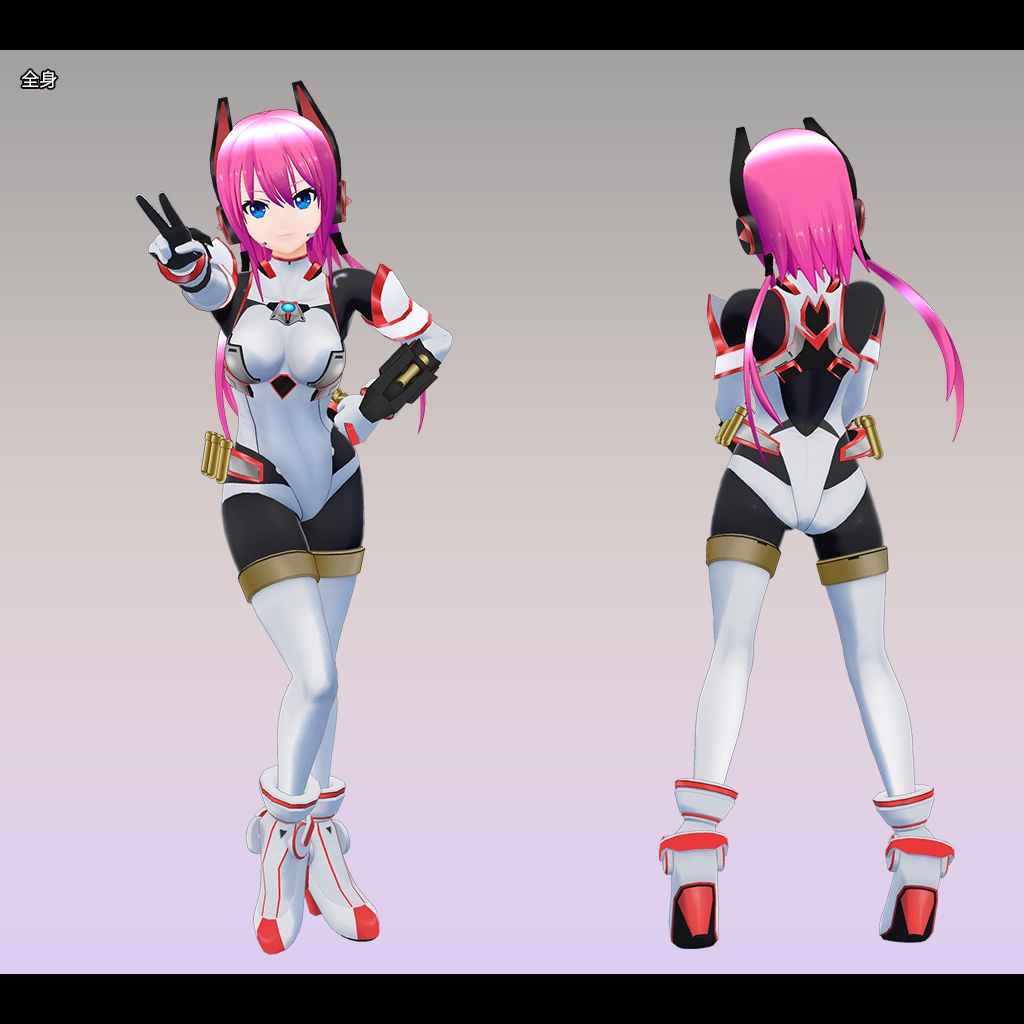 オリジナル3Dモデル「ロゼ」