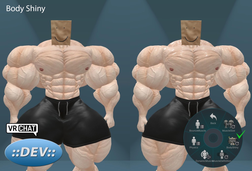 devMuscle XG Muscle Body Bundle(Pecs+Breast)