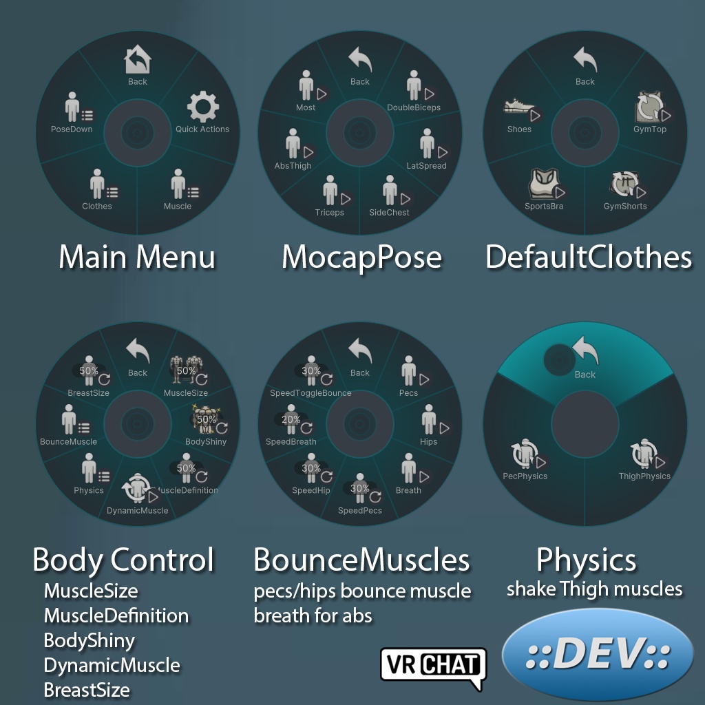 devMuscle XG Muscle Body Bundle(Pecs+Breast)