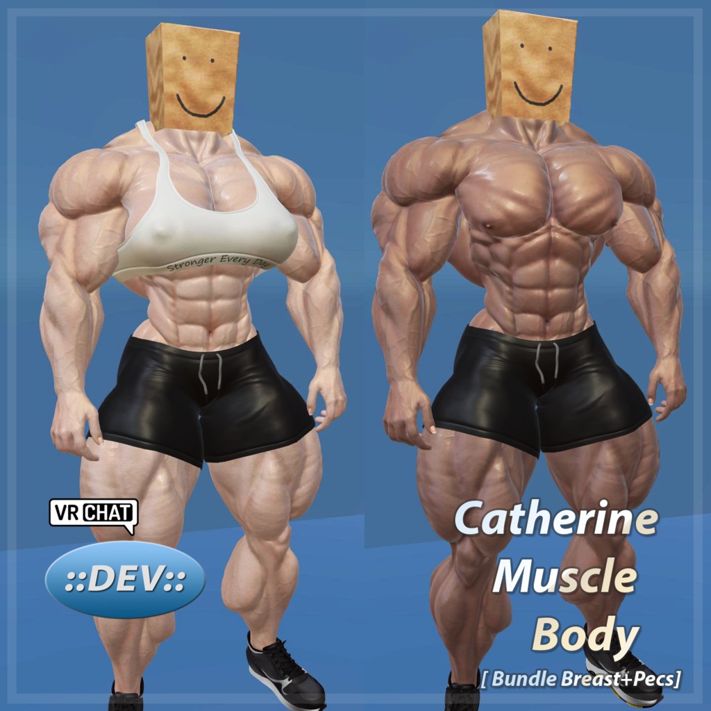 Catherine Muscle Body Bundle(Pecs+Breast)