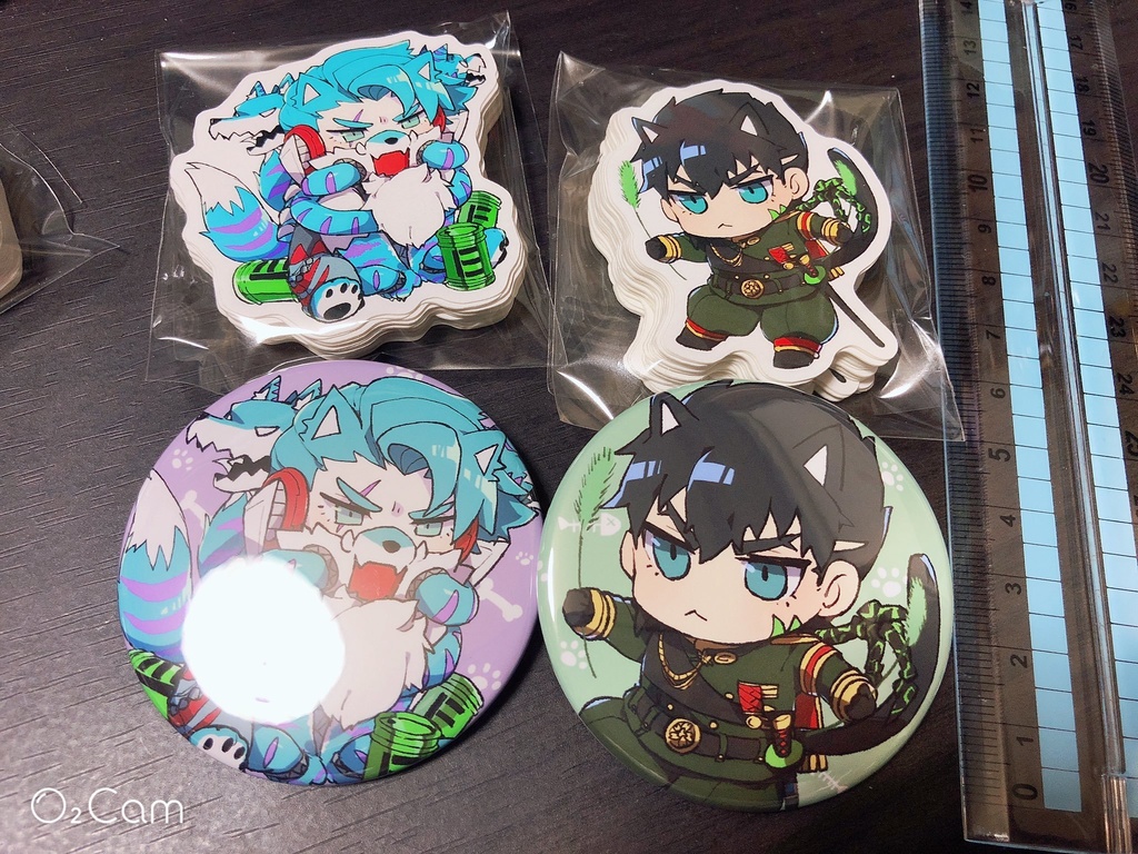 どうぶつ缶バッジ