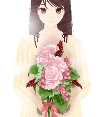 【商用改変可】アレンジフラワー・ブーケ【イラスト素材】