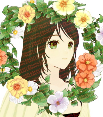 【商用改変可】アレンジフラワー・ブーケ【イラスト素材】