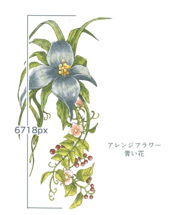 【商用改変可】アレンジフラワー・ブーケ【イラスト素材】