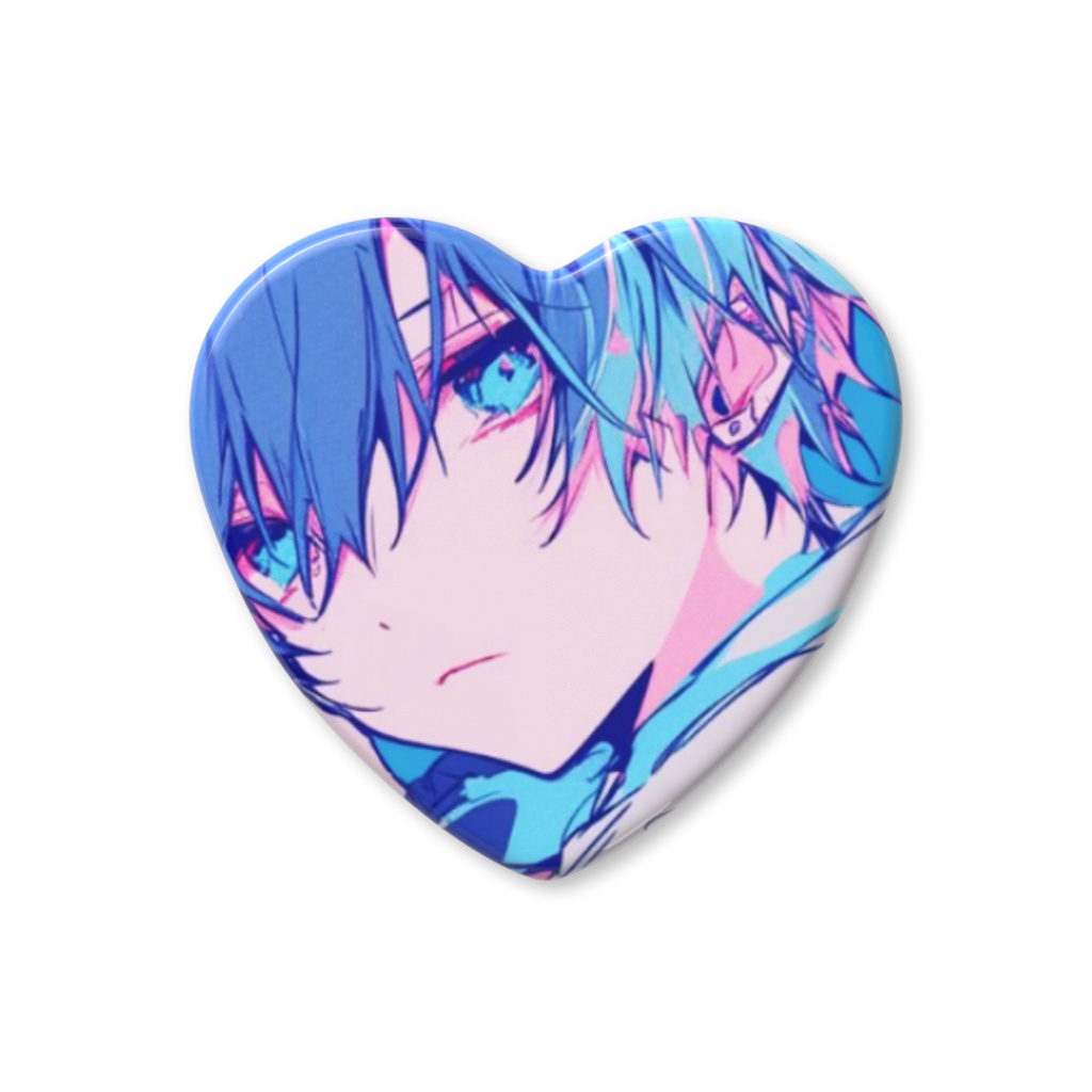 ちるくんハート缶バッジ