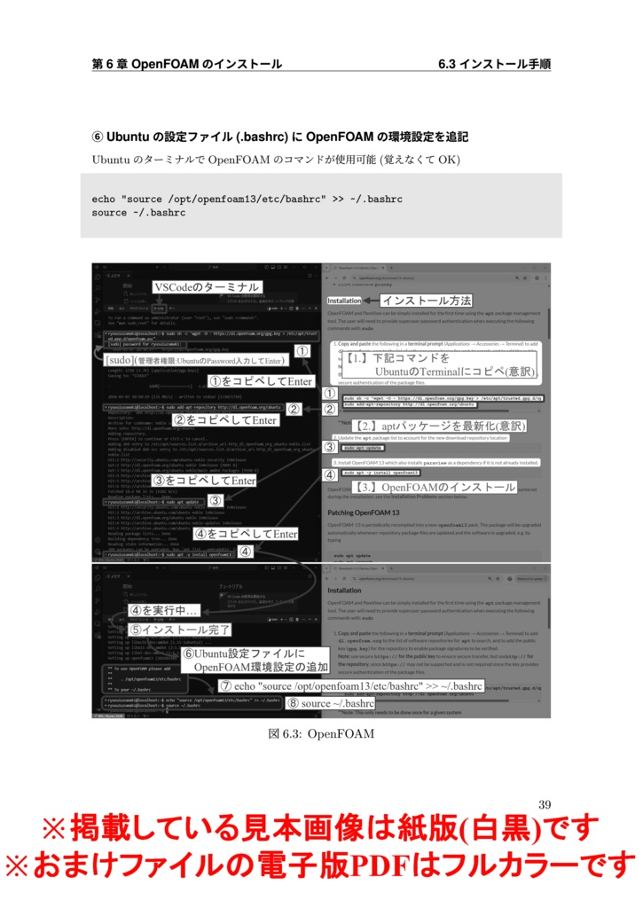 【Windows ネイティブのための流体数値解析-環境構築編-】【紙版】+(電子版(PDF)