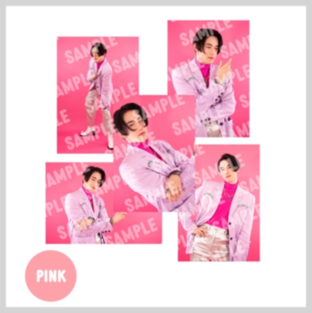 【特製ブロマイド｜PINK】R FASHION - COLOR EDITION -