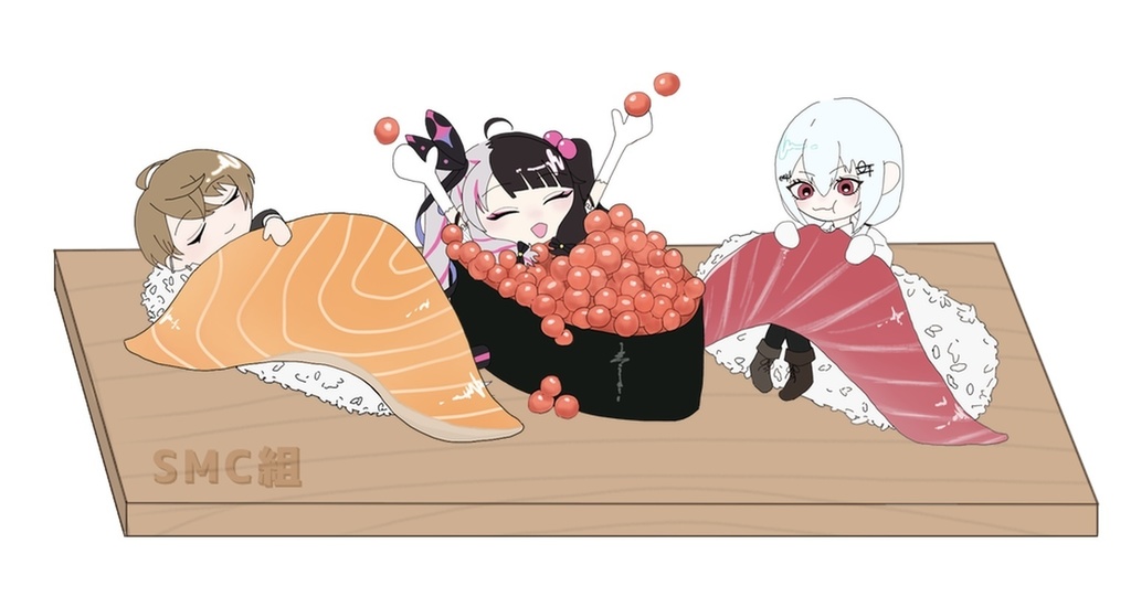 すしすめしミニアクリルスタンド
