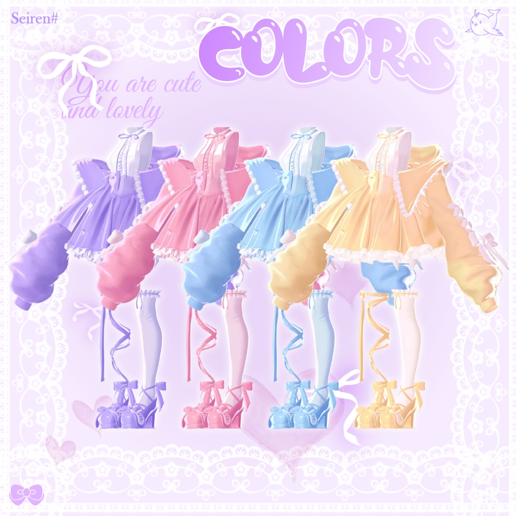 【12アバター対応】 Stitch Bunny💜スティチ一バニー