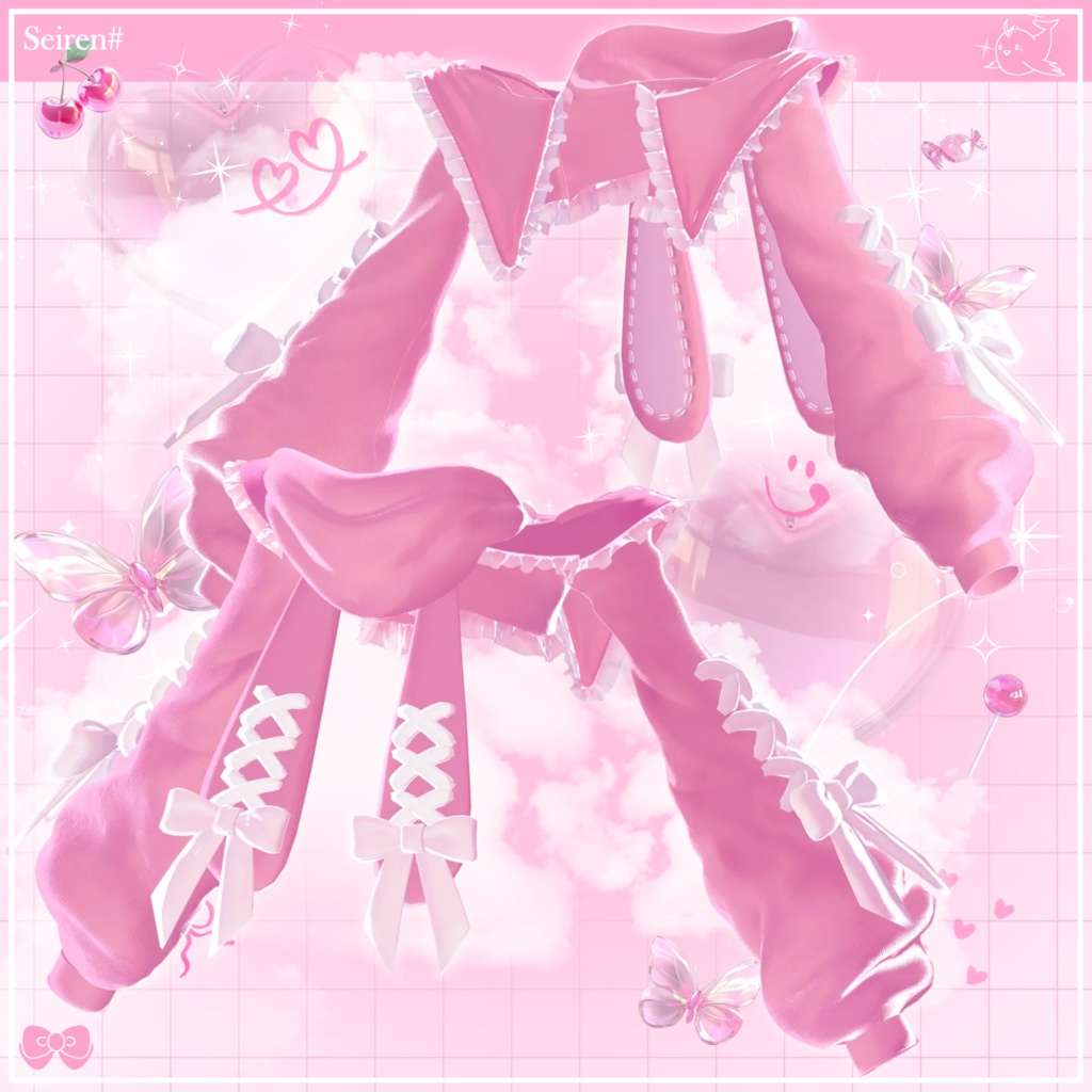 【12アバター対応】 Stitch Bunny💜スティチ一バニー