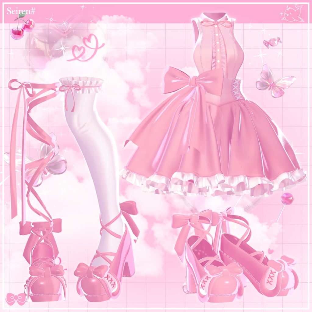 【12アバター対応】 Stitch Bunny💜スティチ一バニー