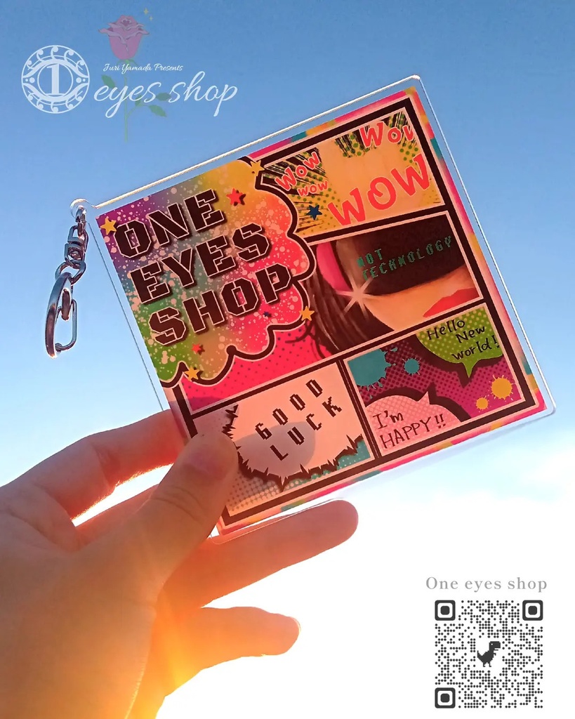 アメコミ風vrちゃんキーホルダー One Eyes Shop Booth