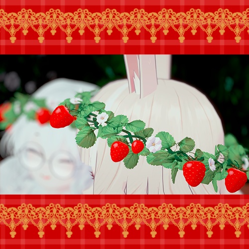 いちごの花冠【VRC】