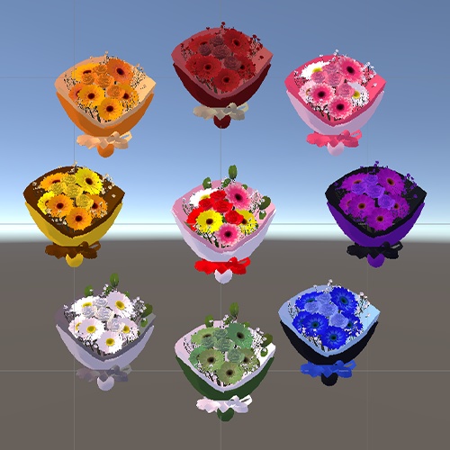 花束9色セット【VRC】