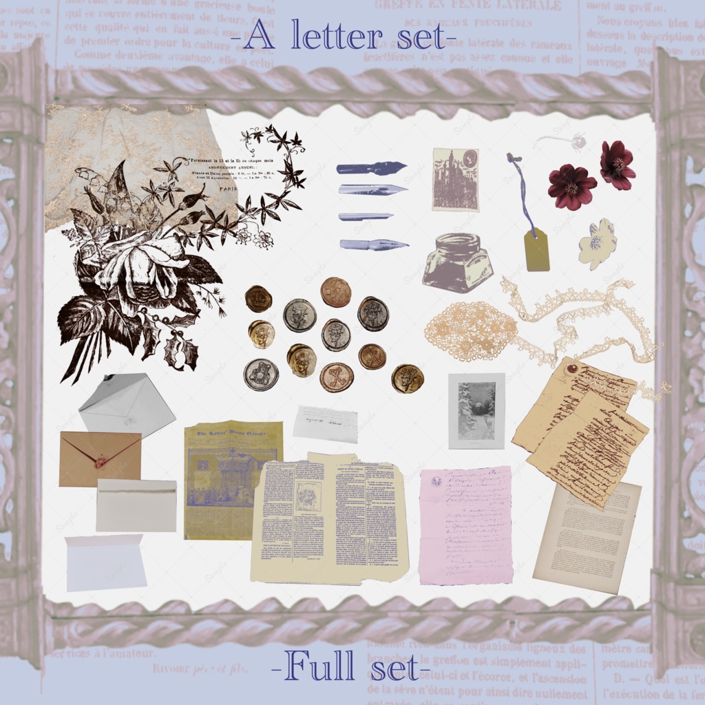 【素材集】手紙/Letter