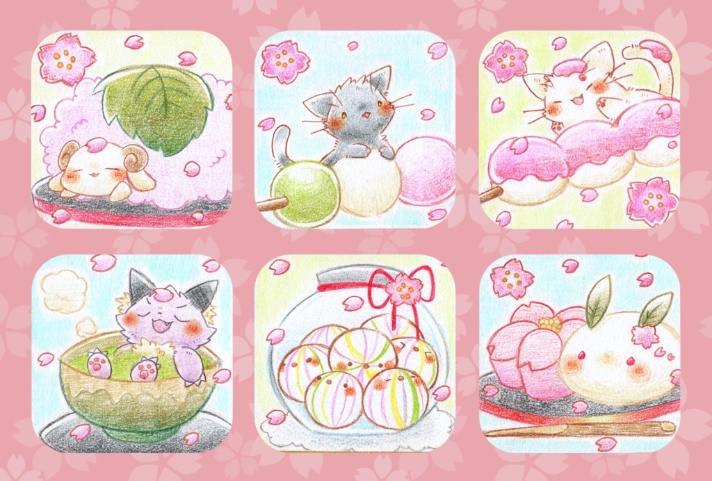 ポストカード「動物さん」シリーズ