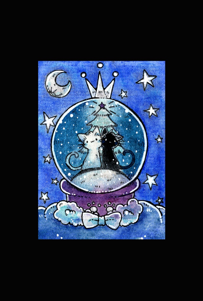 ポストカード「猫さんのクリスマス」シリーズ