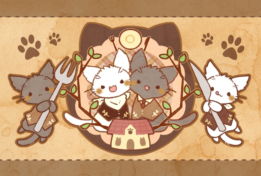 ポストカード　「山猫軒へようこそ！」