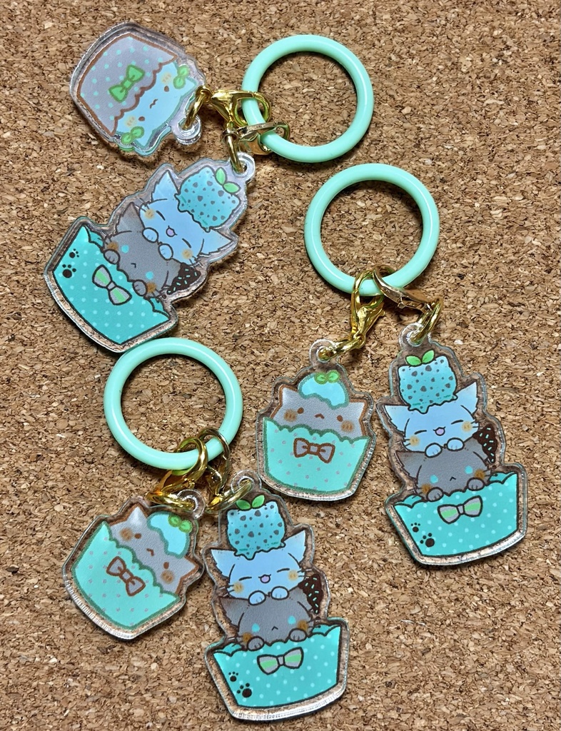 猫さんとチョコミント【アンブレラマーカー】