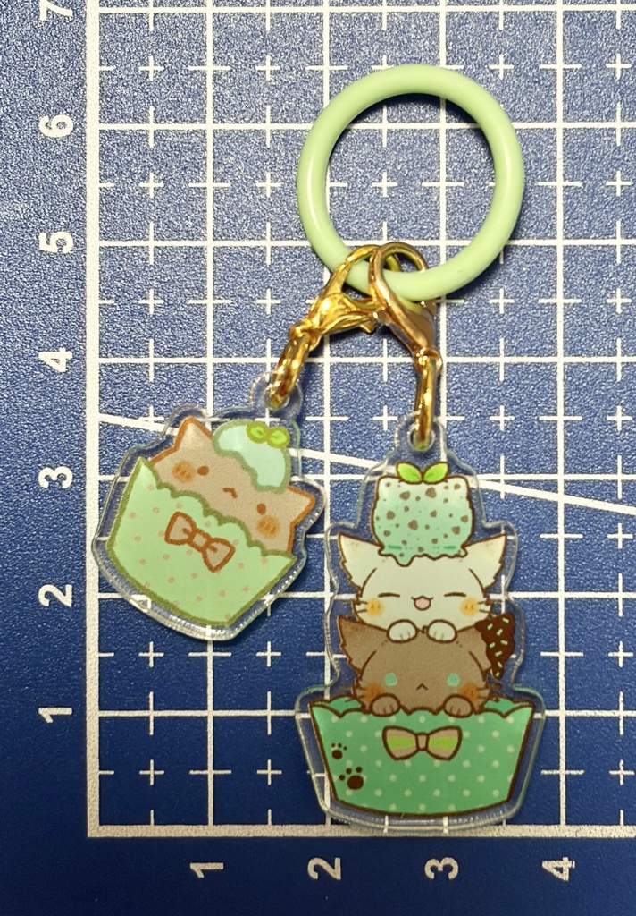 猫さんとチョコミント【アンブレラマーカー】