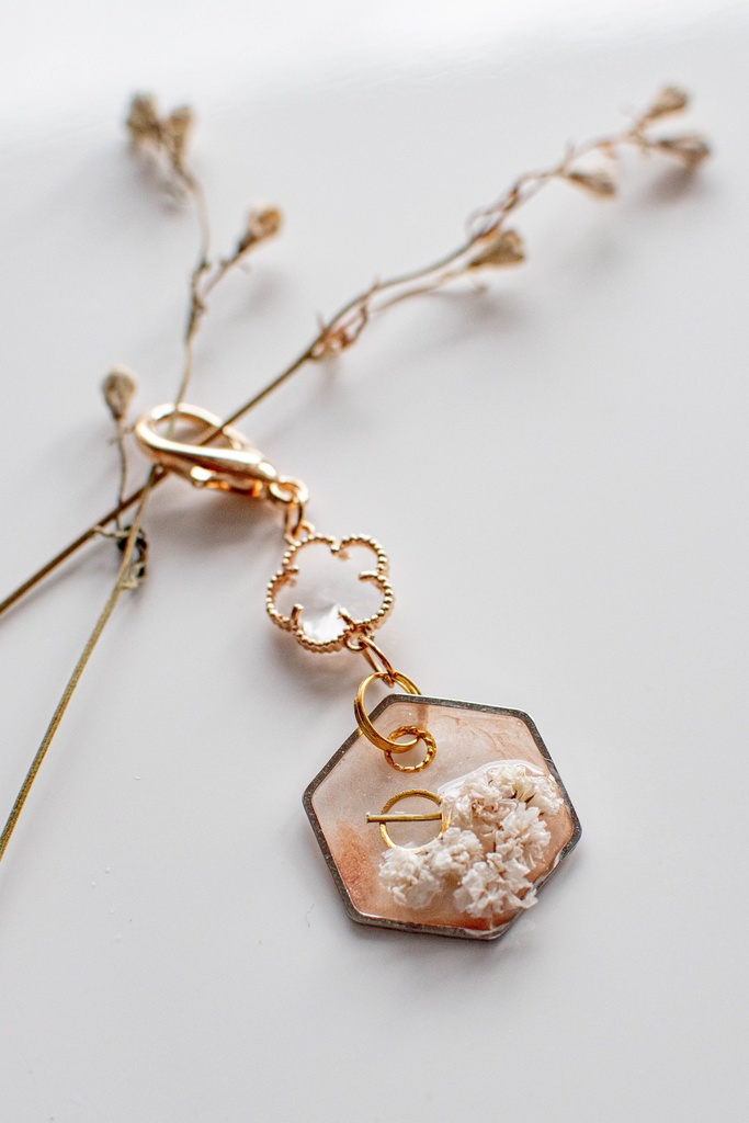 【一点もの】庭で拾った花と歌のかけらチャーム