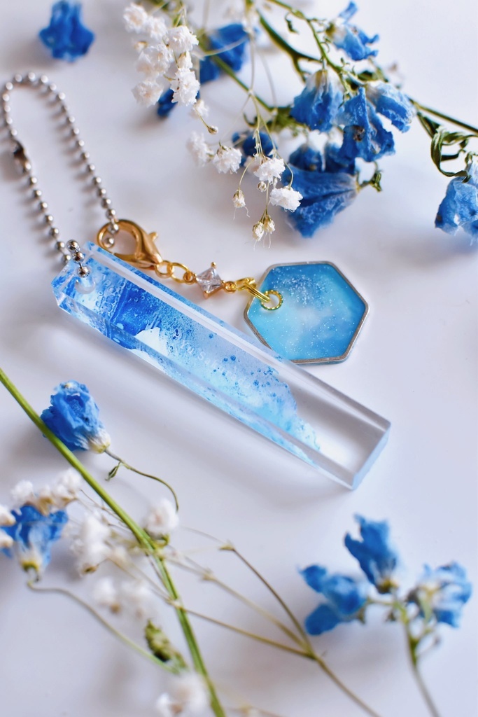 【一点もの】庭で拾った花と歌のかけらチャーム