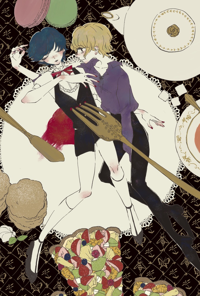 ポストカード [優雅なお茶会]