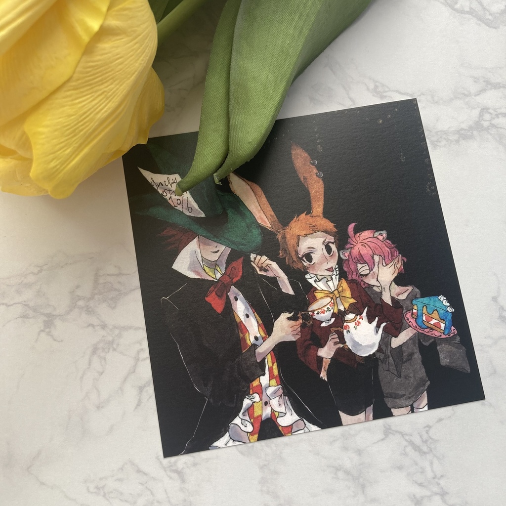 正方形ポストカード