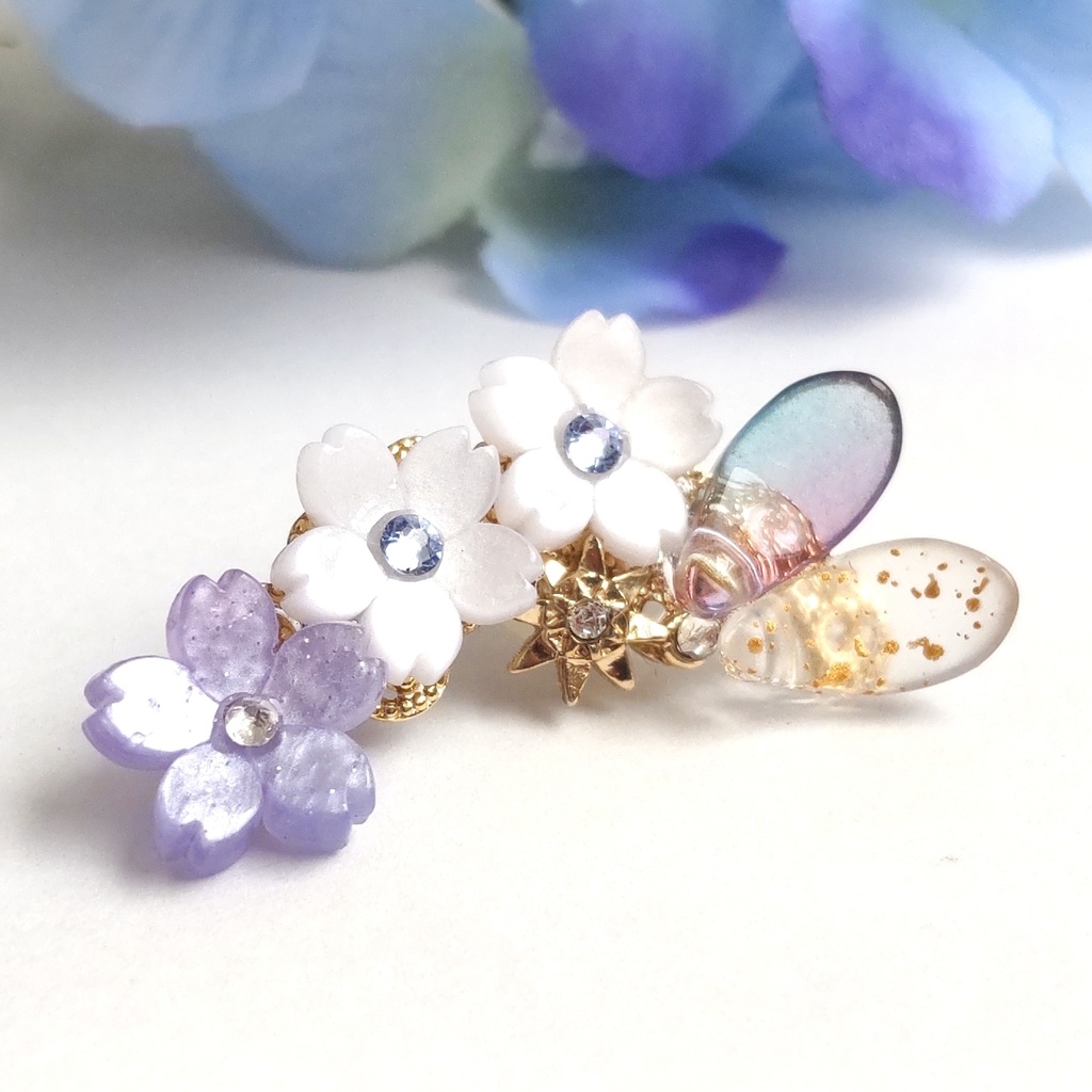 桜の国のイヤーカフ/晴