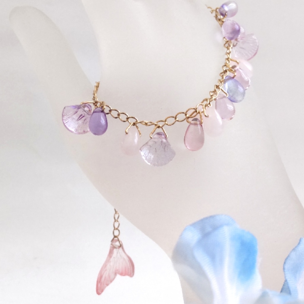 Crossする人魚ブレスレット/アンクレット