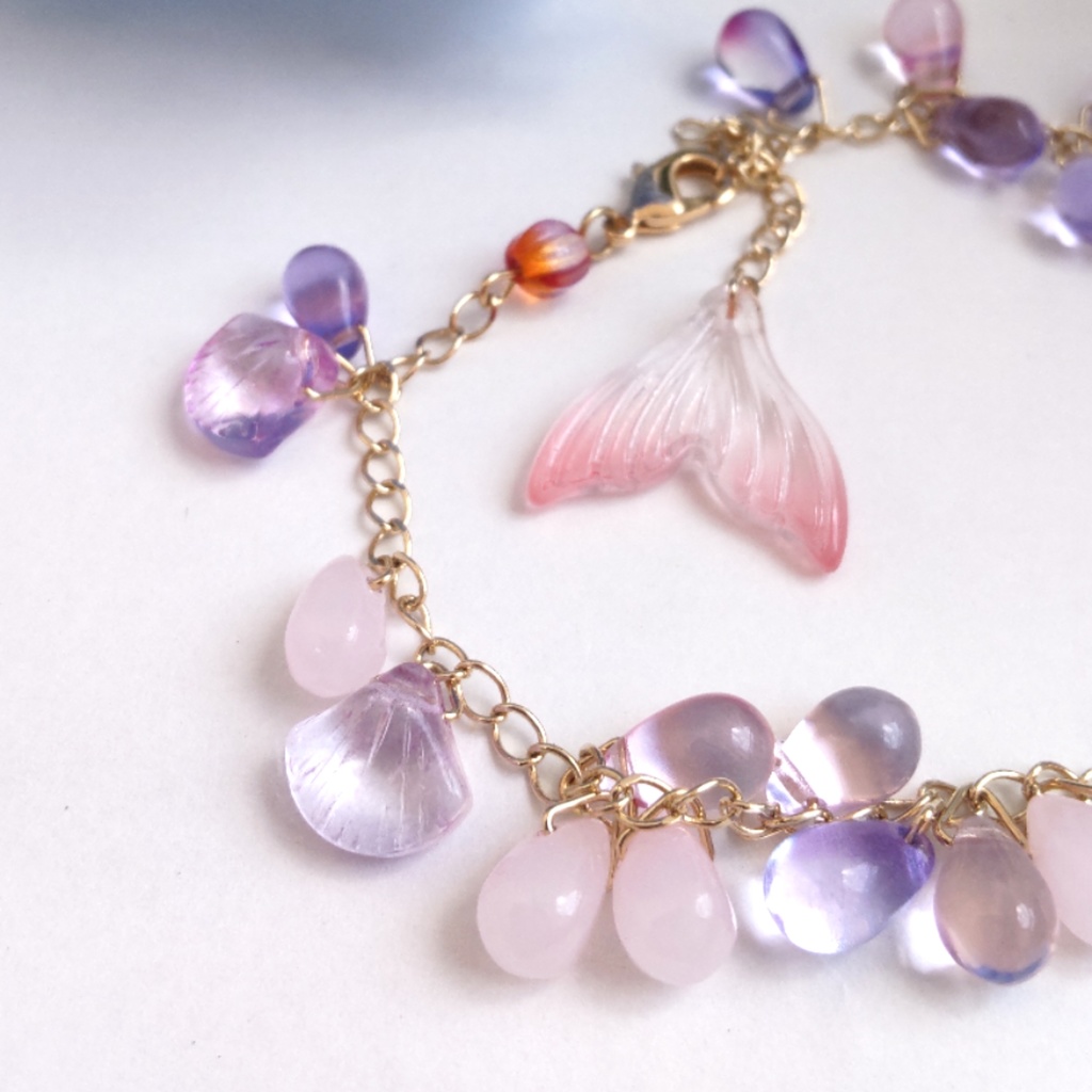 Crossする人魚ブレスレット/アンクレット