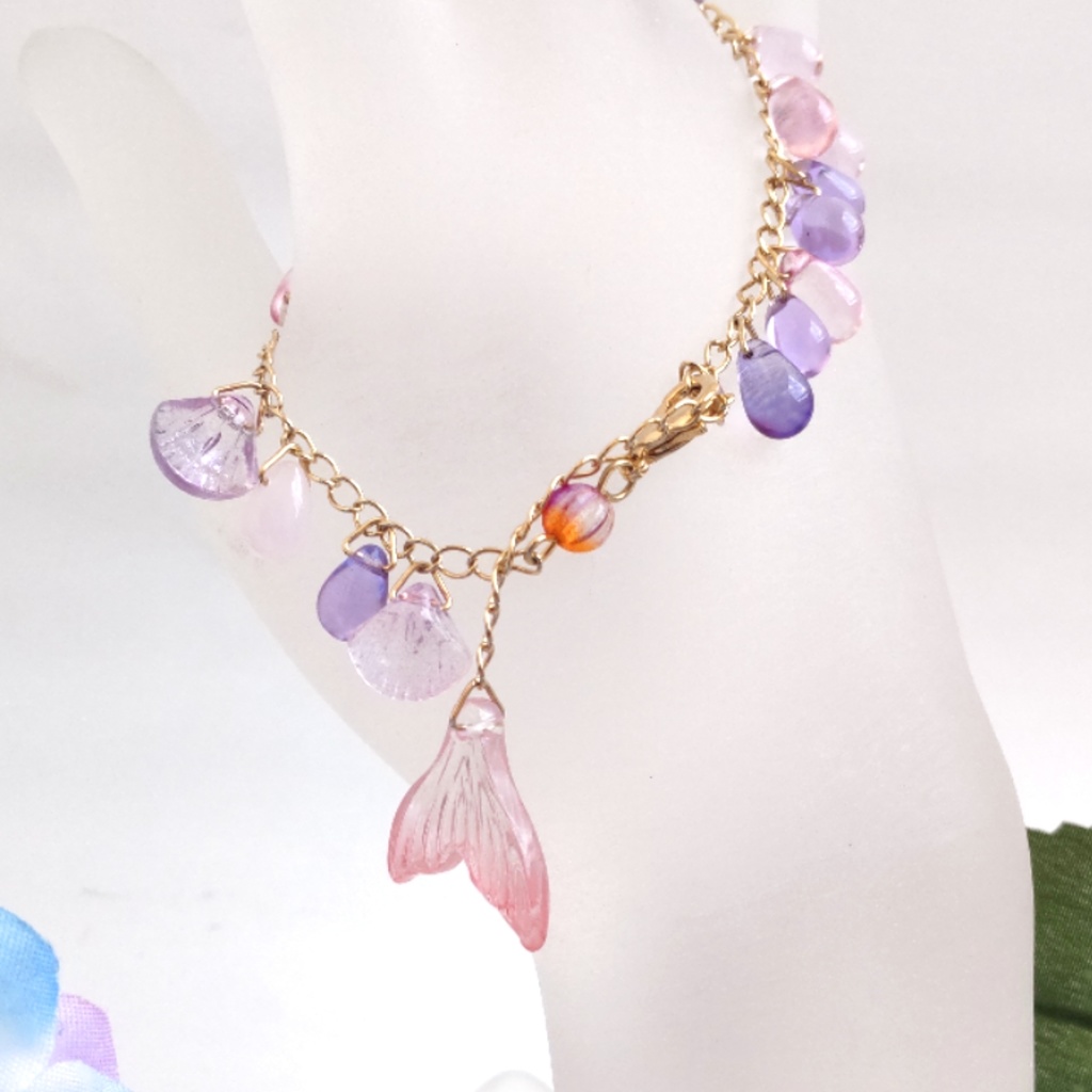 Crossする人魚ブレスレット/アンクレット