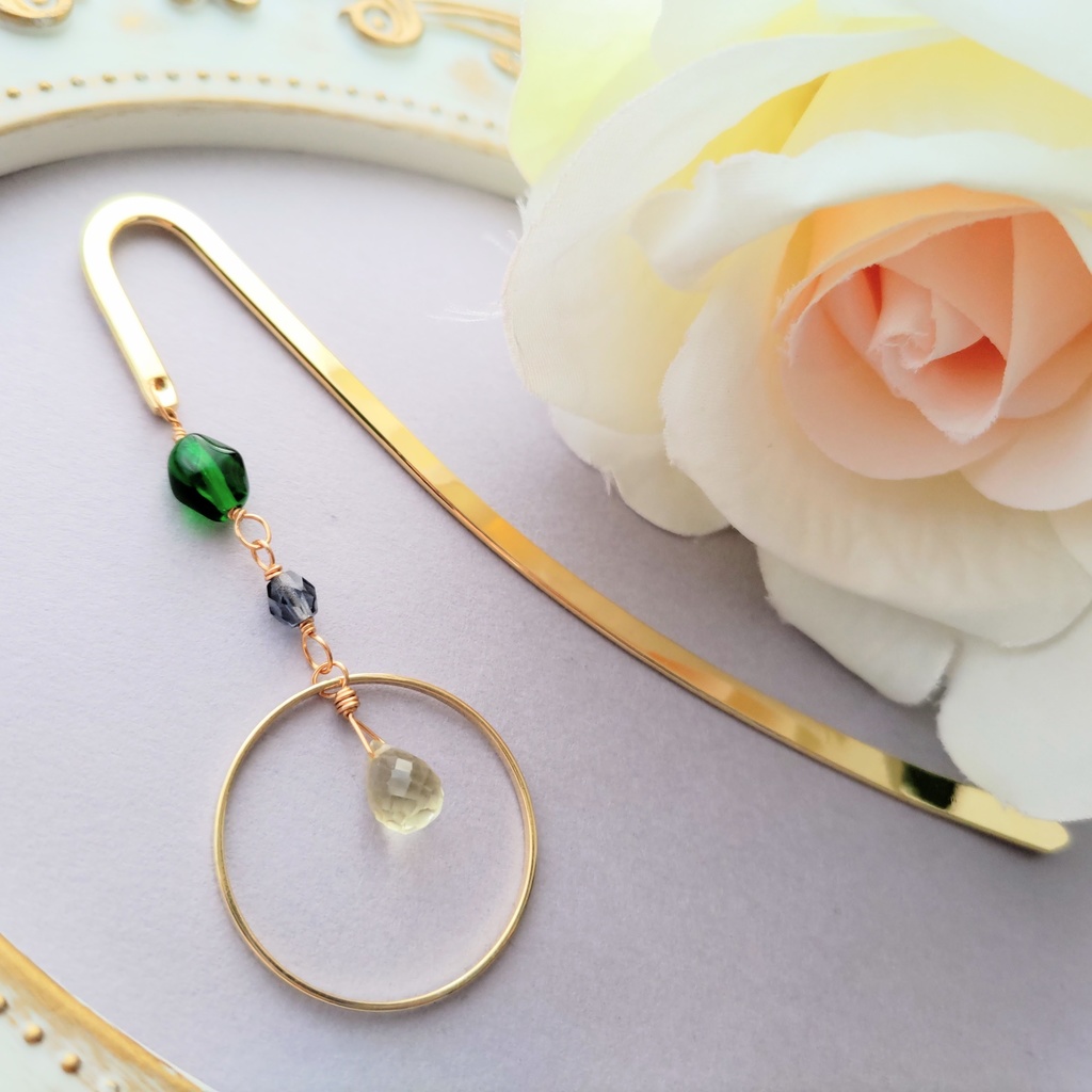 教授のレモンクォーツ・ブックマーカー 非公式オリバー・エバンスイメージアクセサリー