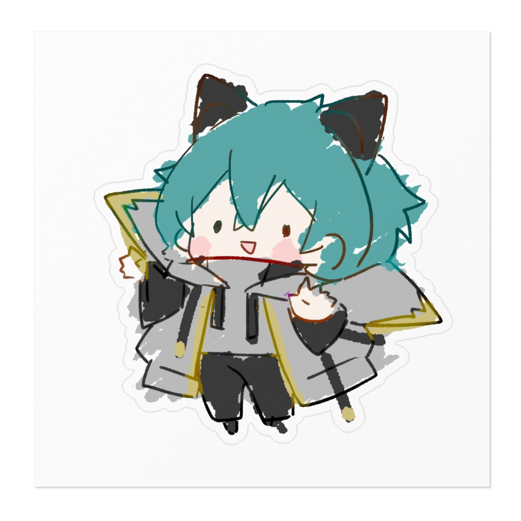 翠射星アール ゆるっとステッカー