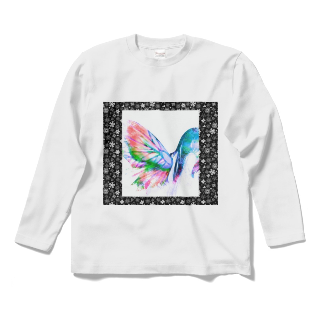 ロングTシャツ【蝶】